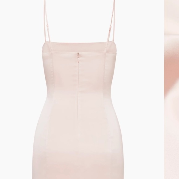 Sunday Best Shimmer Satin Dress - Picture 2 of 3